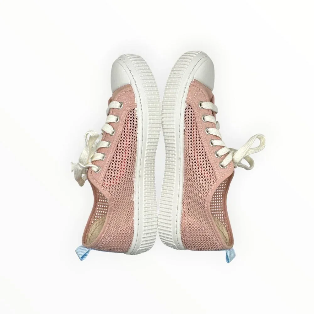 Victoria Women's 1915 Re-Edition Pink Mesh Low-Top Sneakers - Picture 4 of 10